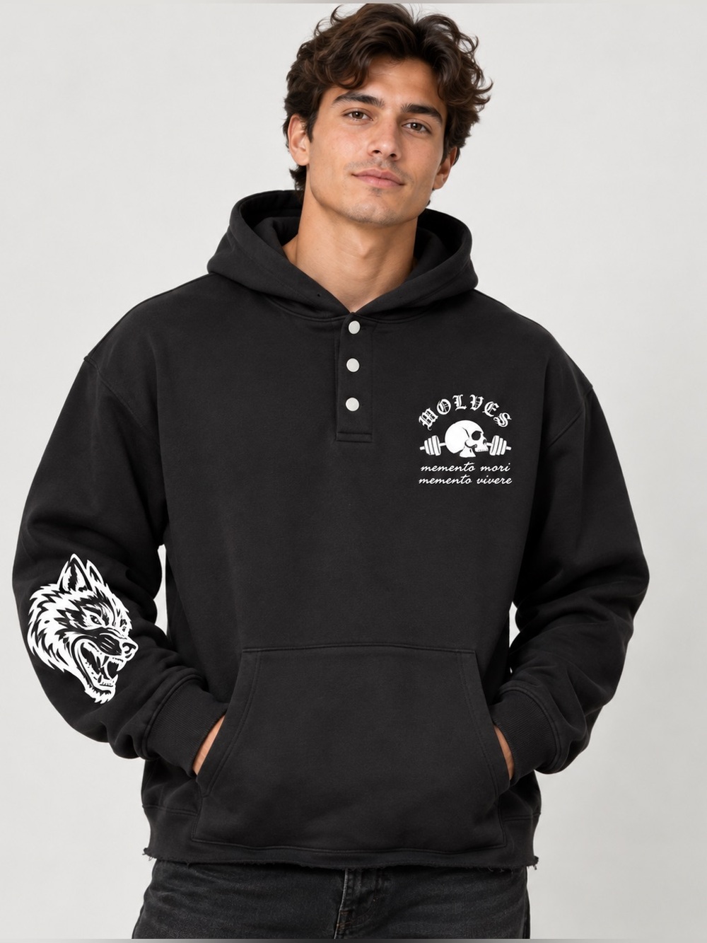 Darc Sport Mori 2024 Lemmy Snap Placket Hoodie Black men’s XL Limited 708/1000
